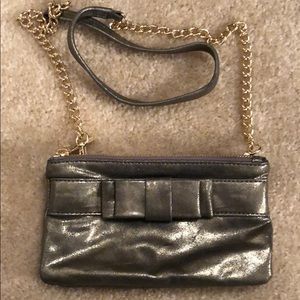 Ann Taylor metallic mini bag